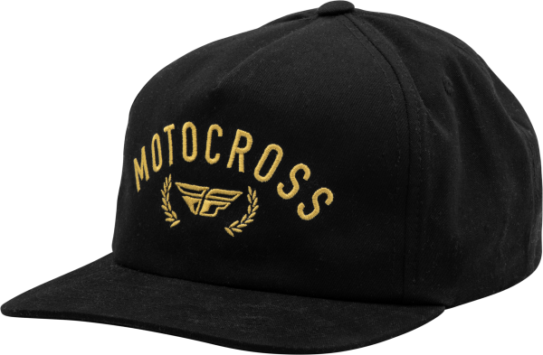 FLY RACING - FLY CHAMPION HAT BLACK/GOLD - Image 1