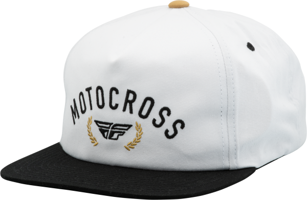 FLY RACING - FLY CHAMPION HAT WHITE/BLACK - Image 1