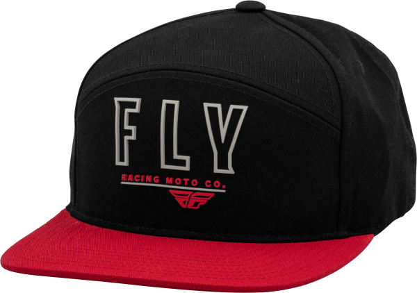 FLY RACING - FLY SKYLINE HAT BLACK/RED - Image 1