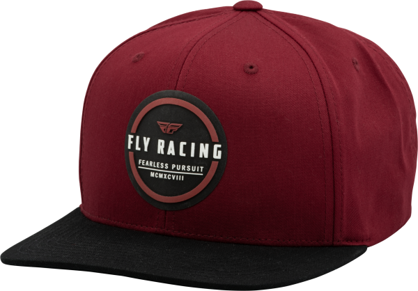 FLY RACING - FLY JUMP HAT MAROON/BLACK - Image 1