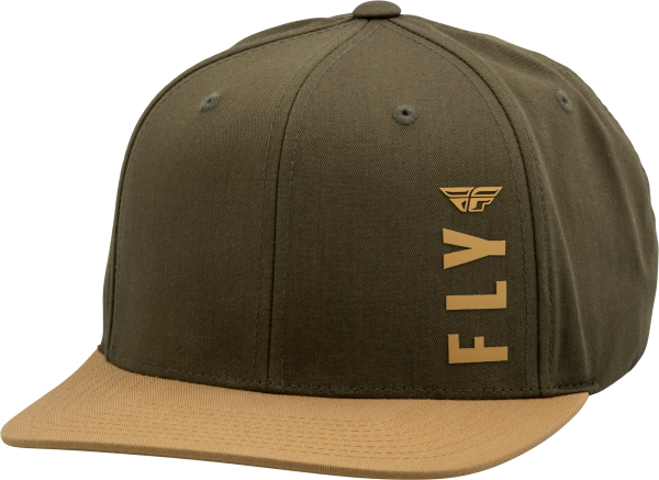 FLY RACING - FLY VIBE HAT OLIVE GREEN/MUSTARD - Image 1