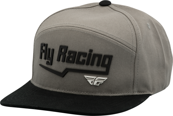 FLY RACING - FLY FLASH HAT LIGHT GREY/BLACK - Image 1