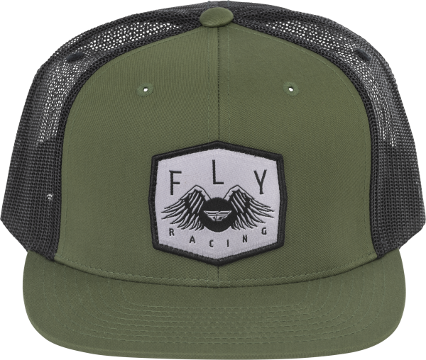 FLY RACING - FLY FREEDOM HAT ARMY GREEN - Image 1