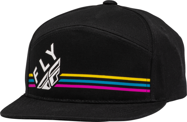 FLY RACING - YOUTH FLY TRACK HAT BLACK/WHITE - Image 1