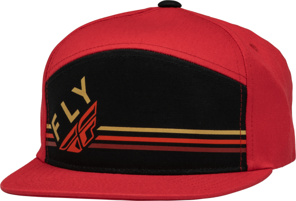 FLY RACING - YOUTH FLY TRACK HAT BLACK/RED - Image 1