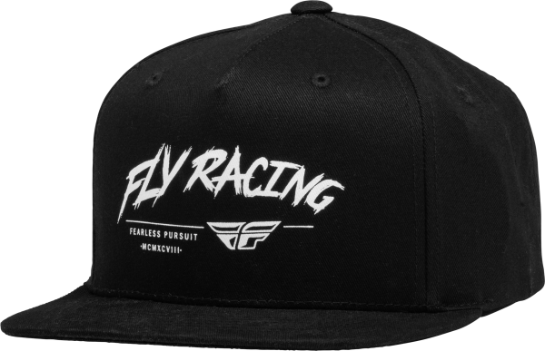 FLY RACING - YOUTH FLY KHAOS HAT BLACK/WHITE - Image 1