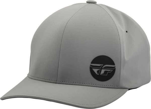 FLY RACING - FLY DELTA HAT LIGHT GREY/BLACK LG/XL - Image 1