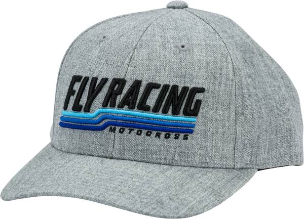 FLY RACING - FLY NOSTALGIA HAT GREY HEATHER - Image 1