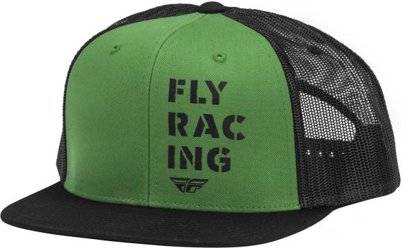 FLY RACING - FLY MILITARY HAT MILITARY GREEN/BLACK - Image 1