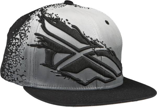 FLY RACING - SPLATTER HAT BLACK/WHITE L - Image 1