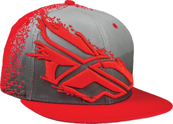 FLY RACING - SPLATTER HAT RED/GREY L - Image 1