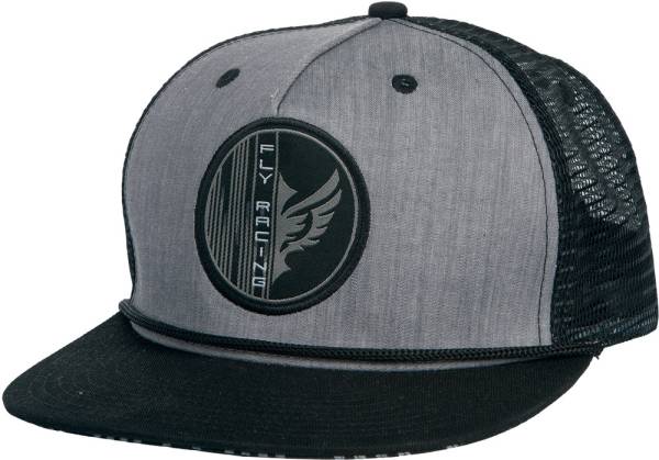 FLY RACING - HAY BALE TRUCKER HAT GUNMETAL/BLACK - Image 1