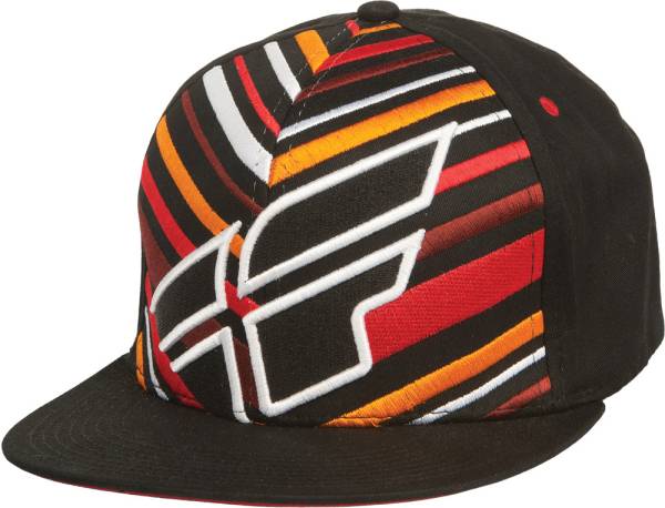 FLY RACING - TRIBE HAT BLACK/RED/ORANGE S/M - Image 1