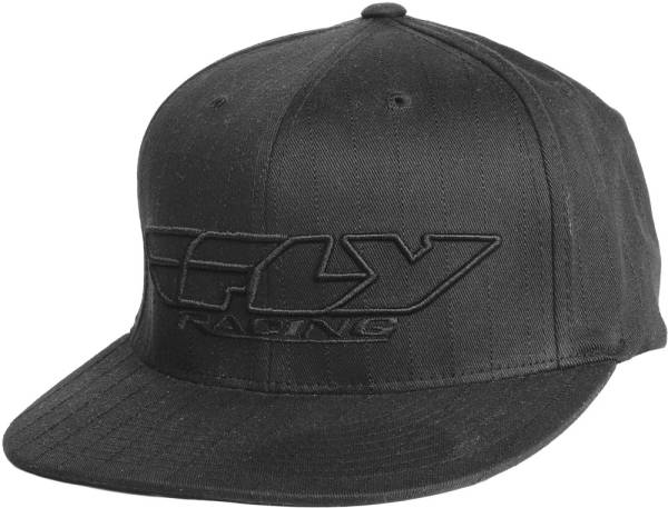 FLY RACING - CORP. PIN STRIPE HAT BLACK L/X - Image 1