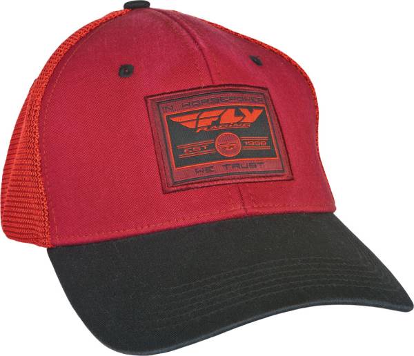 FLY RACING - CLASSIC HAT RED ADJUSTABLE - Image 1