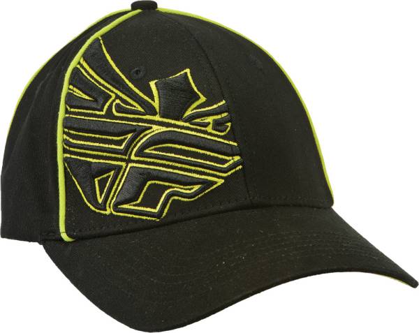 FLY RACING - GASKET HAT BLACK/GREEN L - Image 1