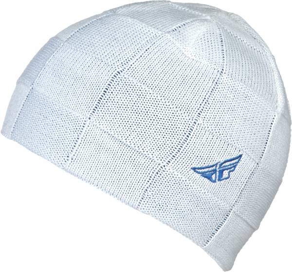 FLY RACING - FIRST OVER FINISH BEANIE WHITE/BLUE - Image 1