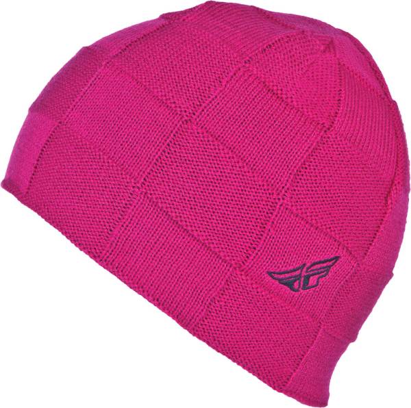 FLY RACING - FIRST OVER FINISH BEANIE (PINK/BLACK) - Image 1