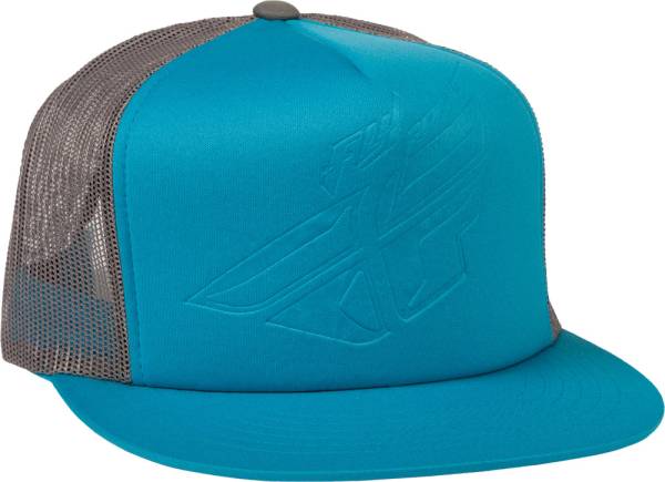 FLY RACING - FOAM TRUCKER HAT BLUE/GREY - Image 1