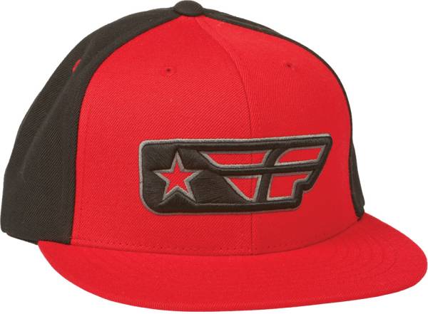 FLY RACING - F-STAR HAT (RED/BLACK) - Image 1