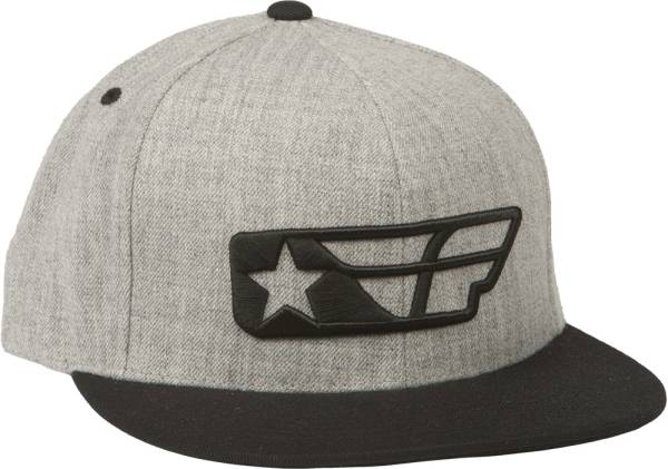 FLY RACING - F-STAR HAT (GREY) - Image 1