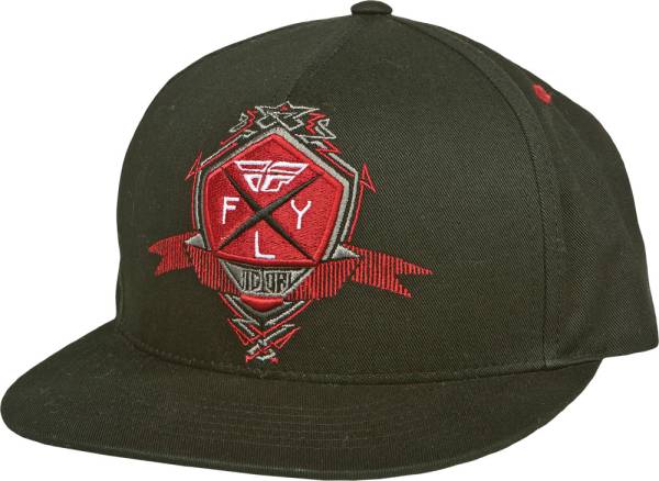 FLY RACING - VICTORY EMBLEM HAT BLACK/RED - Image 1