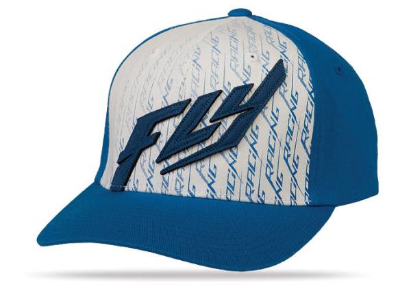 FLY RACING - FELT HAT BLUE/WHITE L-X - Image 1