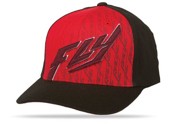 FLY RACING - FELT HAT RED/BLACK L-X - Image 1