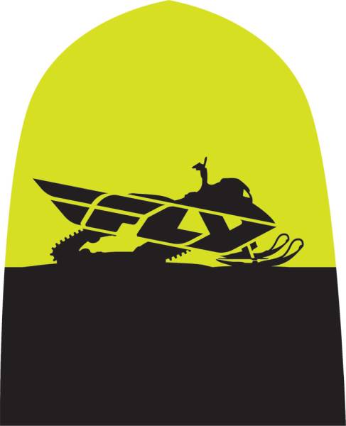 FLY RACING - FLY SNOW BEANIE BLACK/HI-VIS BLACK/HI-VIS - Image 1