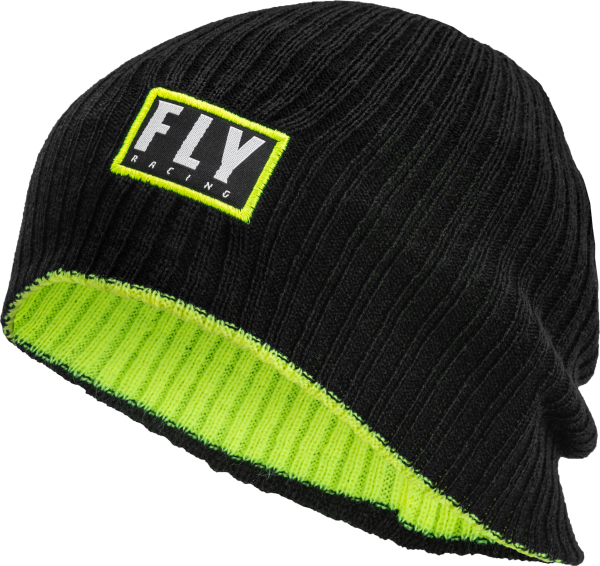 FLY RACING - SNOW BEANIE HI-VIS/BLACK - Image 1