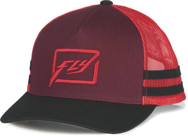 FLY RACING - HUCK IT HAT RED/BURGANDY - Image 1