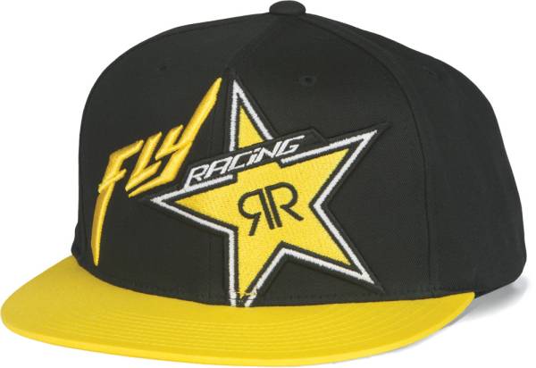 FLY RACING - FLY ROCKSTAR HAT BLACK/YELLOW - Image 1