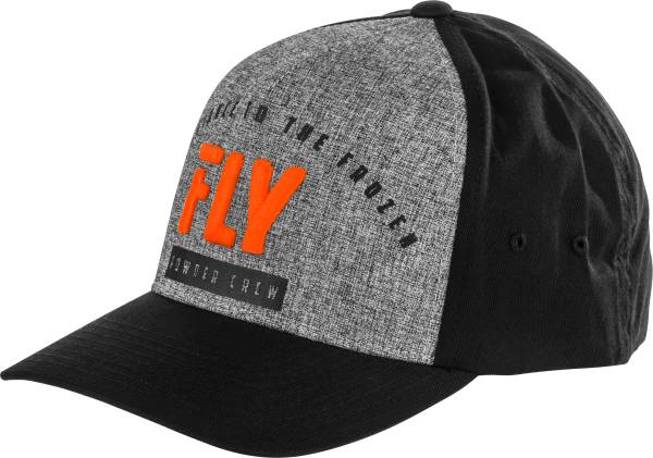 FLY RACING - FLY FLEX-FIT POWDER CREW HAT ORANGE LG-XL - Image 1