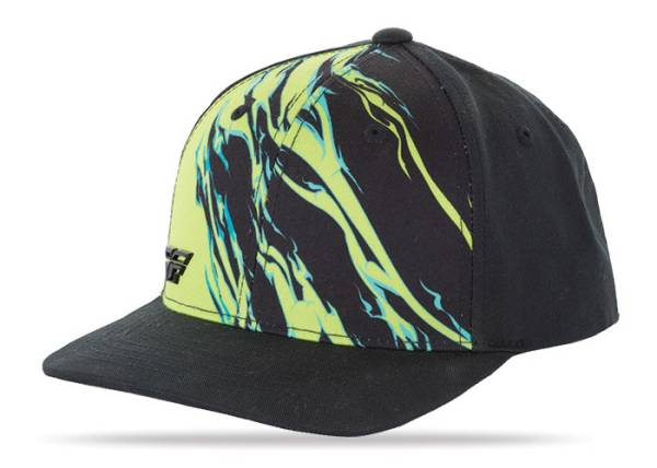 FLY RACING - FLY RELAPSE HAT LIME/BLACK - Image 1