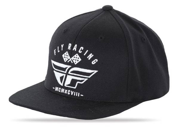 FLY RACING - FLY REVEL HAT BLACK/WHITE L/X - Image 1