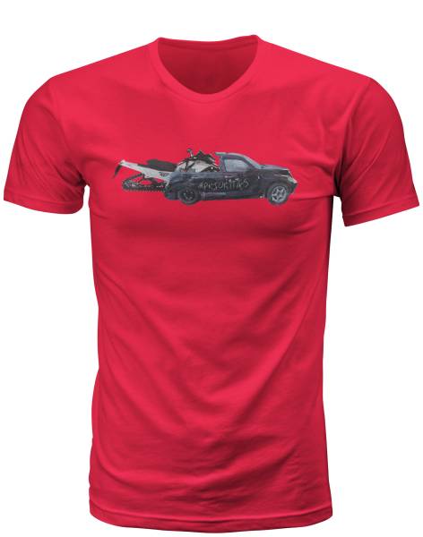 FLY RACING - FLY PRIORITIES TEE RED 2X - Image 1