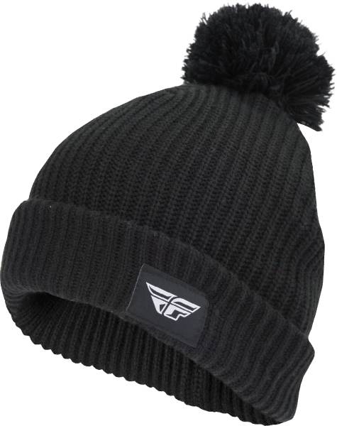 FLY RACING - FLY POM BEANIE BLACK BLACK - Image 1