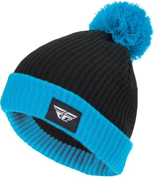 FLY RACING - FLY POM BEANIE BLUE/BLACK BLUE/BLACK - Image 1