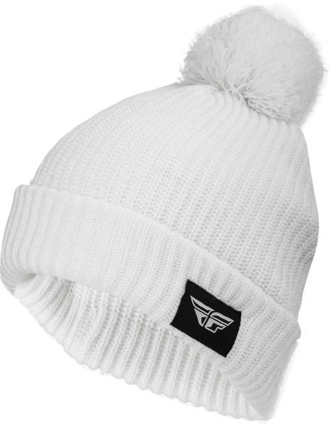 FLY RACING - FLY POM BEANIE WHITE WHITE - Image 1