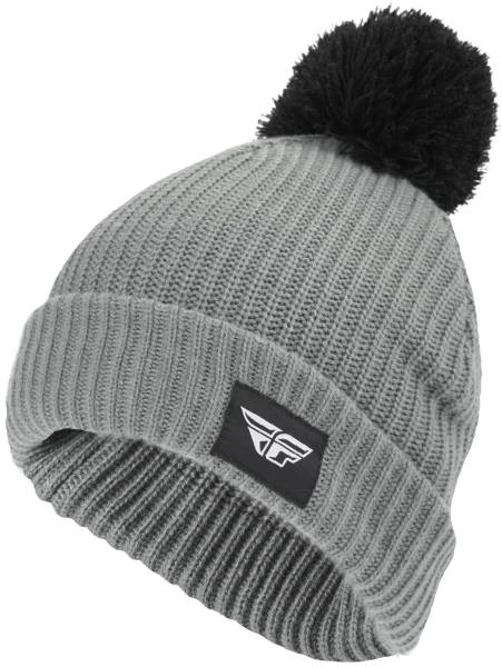 FLY RACING - FLY POM BEANIE GREY GREY - Image 1