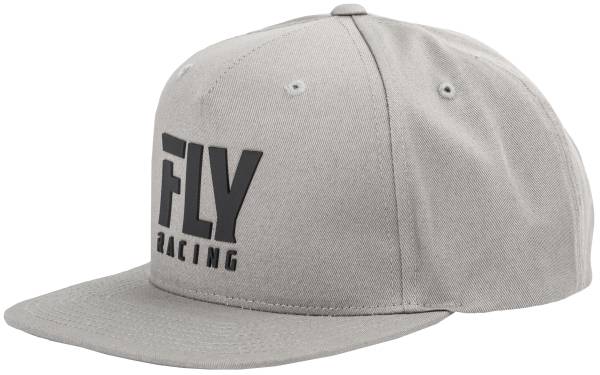 FLY RACING - FLY LOGO HAT GREY HEATHER ADULT - Image 1