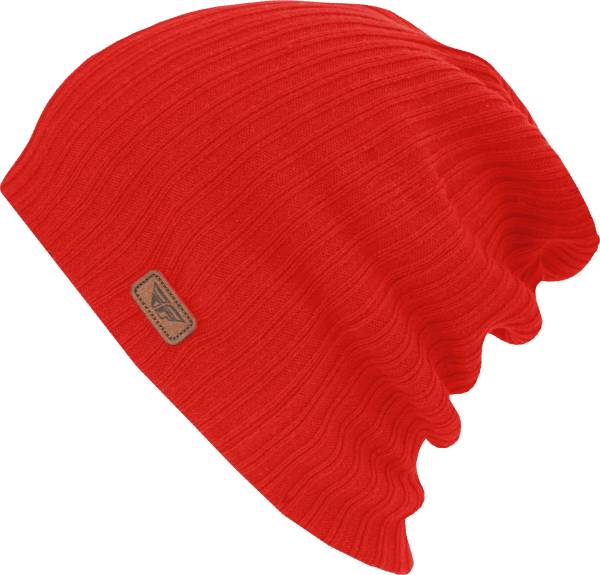 FLY RACING - FLY SLOUCH STYLE BEANIE RED RED - Image 1