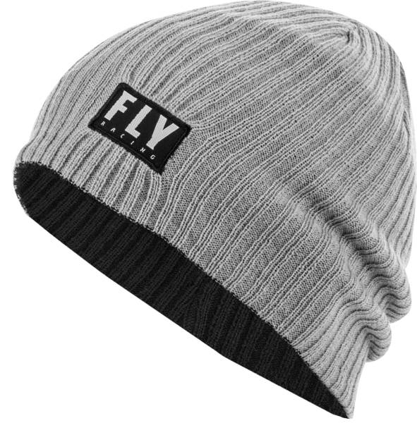 FLY RACING - FLY SNOW BEANIE BLACK/GREY 1 SZ - Image 1