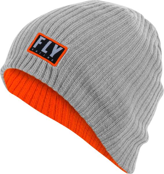 FLY RACING - FLY SNOW BEANIE ORANGE/GREY 1 SZ - Image 1