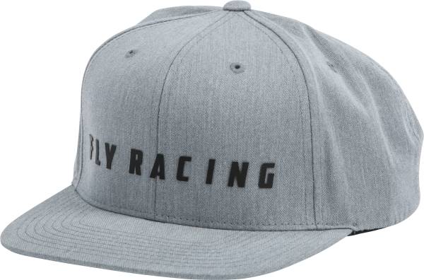 FLY RACING - FLY LOGO HAT BLACK HEATHER - Image 1