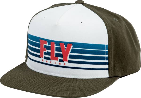 FLY RACING - FLY KINETIC HAT MOSS GREY/WHITE - Image 1