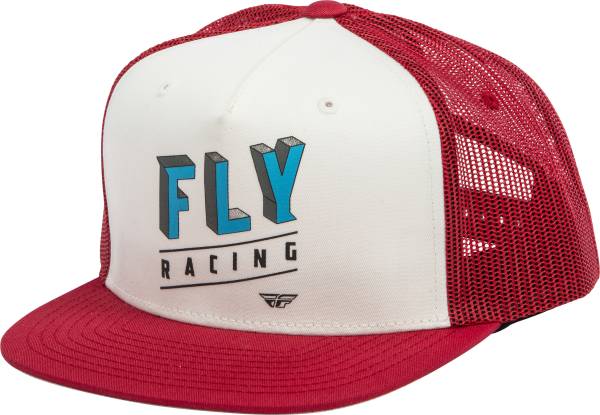 FLY RACING - YOUTH FLY DIMENSIONS HAT RED - Image 1