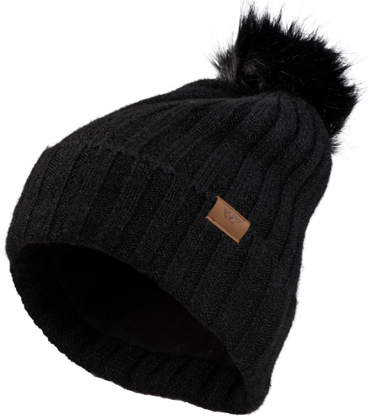 FLY RACING - FLY WOMEN'S SNOW POM BEANIE BLACK - Image 1