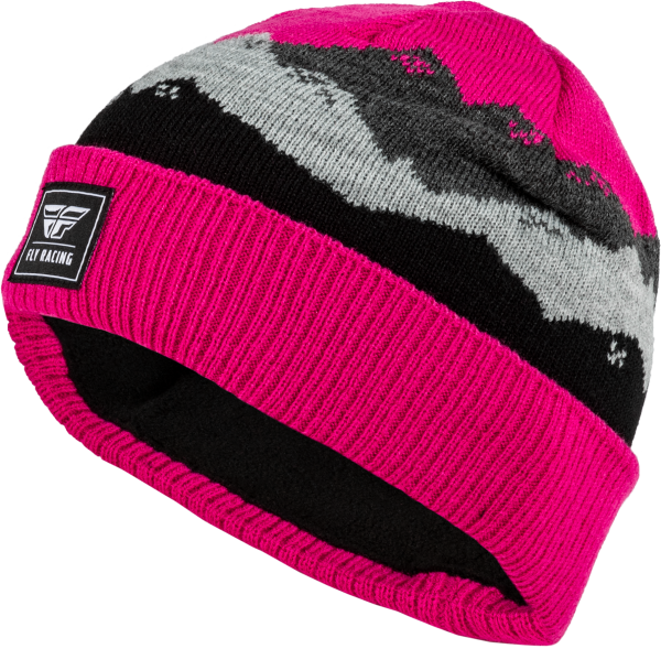 FLY RACING - YOUTH FLY SNOW BEANIE HEATHER GREY - Image 1