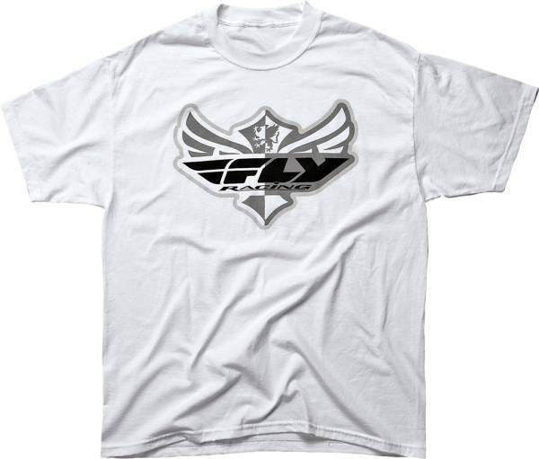 FLY RACING - LOGO TEE WHITE 2X - Image 1